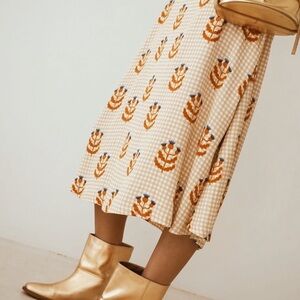 NWT Tiny Big Sister Cornflowers Midi Dress